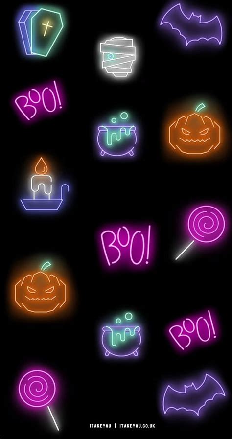 10+ Spooky Halloween Wallpaper Ideas : Neon Lights I Take You | Wedding Readings | Wedding Ideas ...