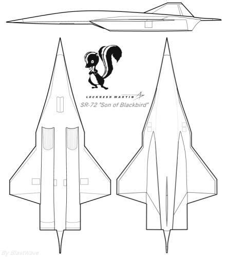 Lockheed Martin SR-72 Darkstar from top gun - Airplane Development ...