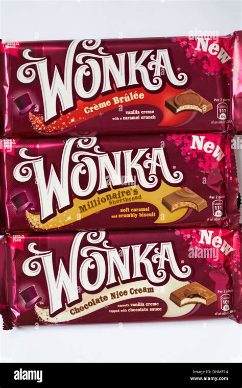 New Wonka chocolate bars - Creme Brulee, Millionaire's shortbread and ...