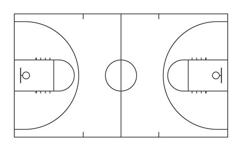 Transparent Basketball Court Lines Png Basketball Clipart Png | The Best Porn Website