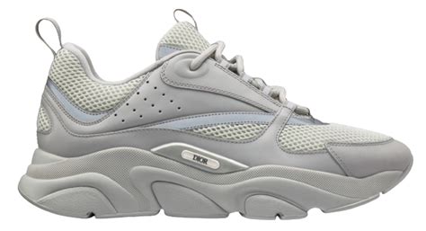 Dior B22 Gray Technical Mesh and Smooth Calfskin Sneakers | WHAT’S ON THE STAR?