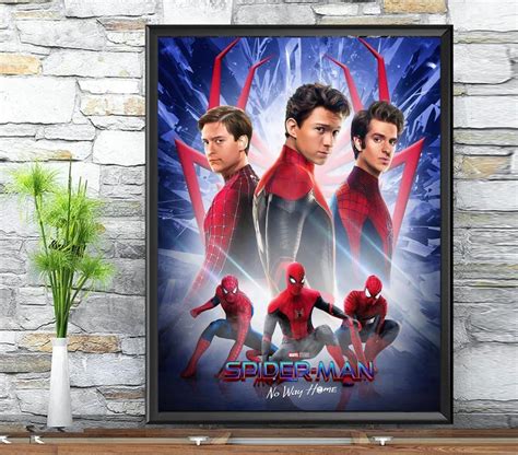 Spider Man No Way Home Poster Movie Unframed Poster Home Decor Wall Art ...