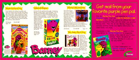 Barney Products of 1997 by BestBarneyFan on DeviantArt