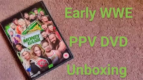 An Early WWE PPV DVD unboxing - YouTube