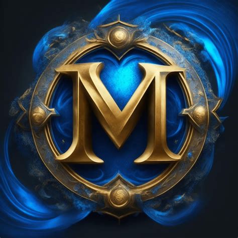 Premium AI Image | Free M letter gaming Logo