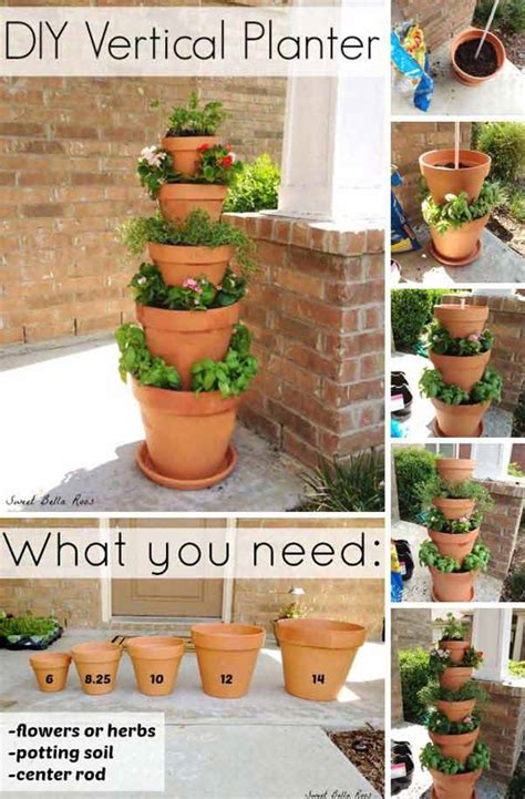 25+ Budget-Friendly and Fun Garden Projects Made with Clay Pots ...
