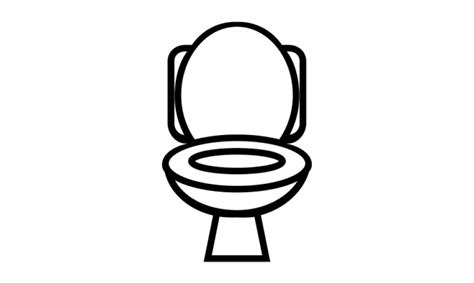 Black And White Toilet Png - Clip Art Library