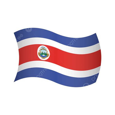 Costa Rica Flag Icon, Costa, Rica, Flag PNG and Vector with Transparent Background for Free Download