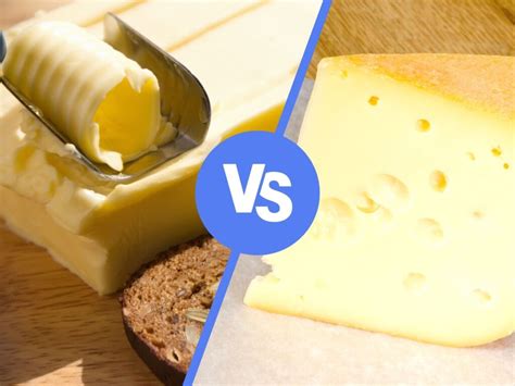 Butter vs Cheese: Ingredients, Production & Flavour (& Examples)