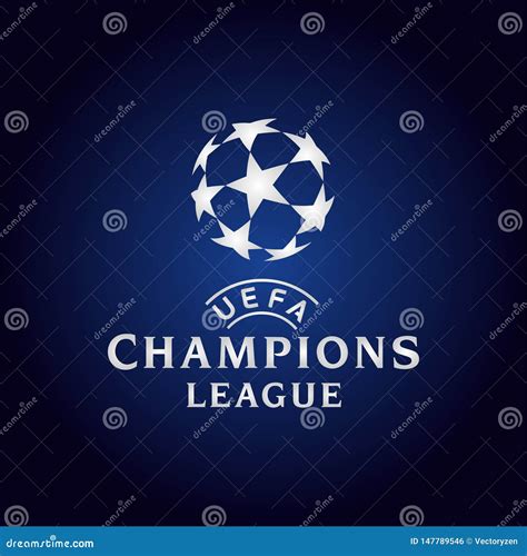 Champions League Logo Official Championship Illustration Editorial ...