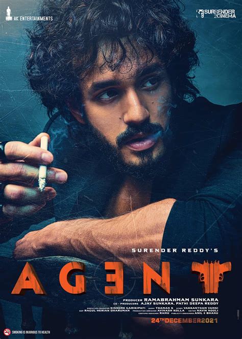 Agent First Look: Manly Akhil Holds Cigarette