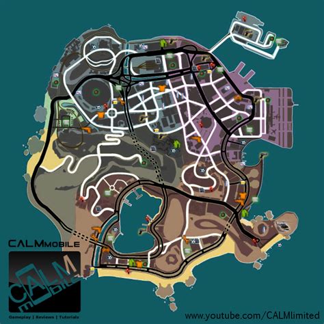 CALMmobile: Gangstar Rio: City of Saints Map: CHEATS / COLLECTIBLES