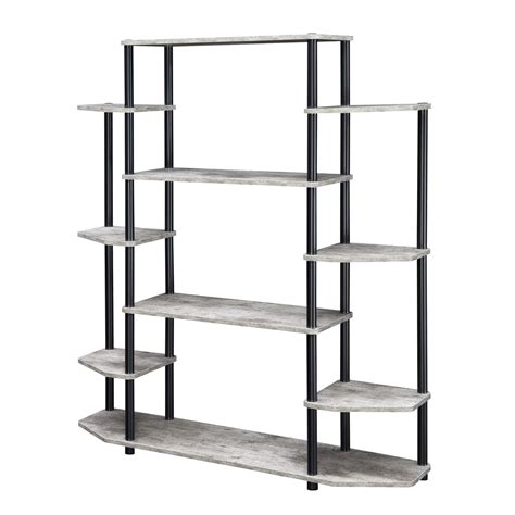 Designs2Go Black Wall Unit Bookshelf - Walmart.com