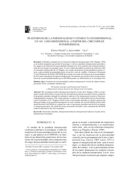 (PDF) The interpersonal circumplex as a structural model in clinical research: Examples from ...