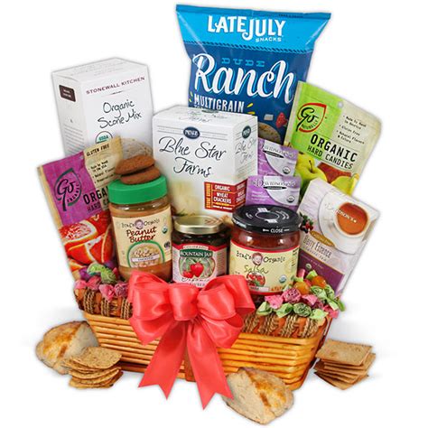 Organic Christmas Gift Basket by GourmetGiftBaskets.com