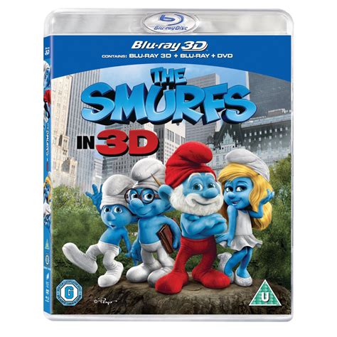 Image - The Smurfs Blu-ray 3D UK cover.jpg - Smurfs Wiki