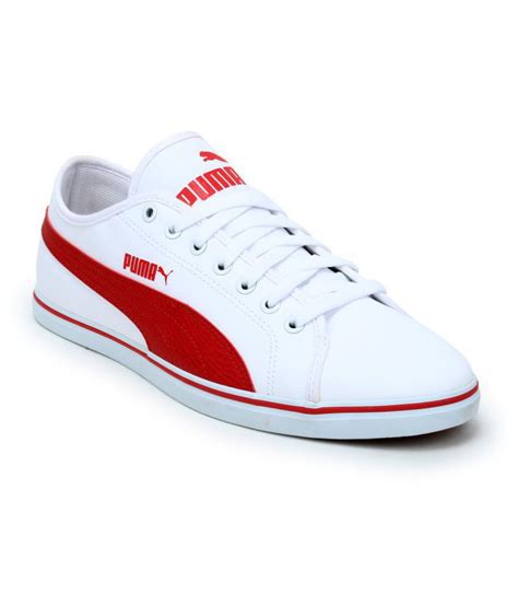 Puma White Casual Shoes - Buy Puma White Casual Shoes Online at Best ...