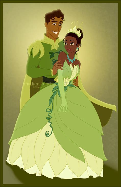 Tiana and Naveen by madam-marla on DeviantArt