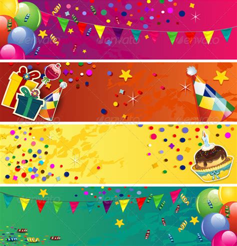 FREE 19+ Birthday Banner Designs in Vector EPS | AI