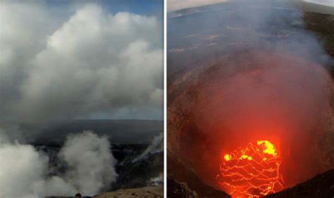 Hawaii volcano eruption webcam: Watch LIVE video as eruption continues ...