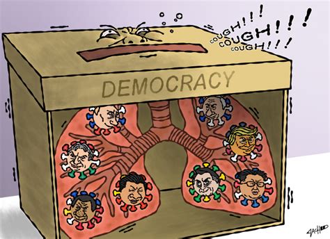 Democracy is sick too | Cartoon Movement