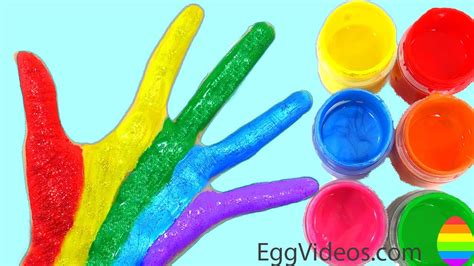 Learn Colors for Kids Children Toddlers Finger Family Nursery Rhymes ...