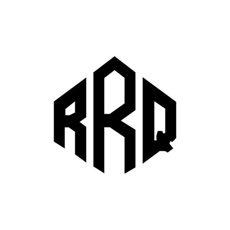 RRQ letter logo design with polygon shape. RRQ polygon and cube shape logo design. RRQ hexagon ...