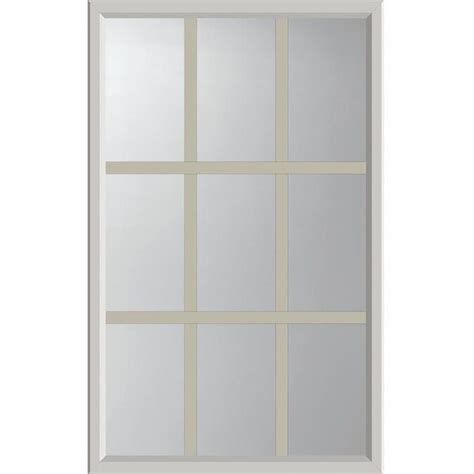 ODL Grills between glass 9 lite 22-in x 36-in Clear Front Door Glass Inserts in the Front Door ...