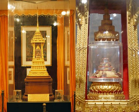 Holy Relics of Buddha, and the Casket they were found at Piprahwa Stupa, Currently at National ...