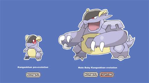 Baby Kangaskhan and its father by ericgl1996 on DeviantArt