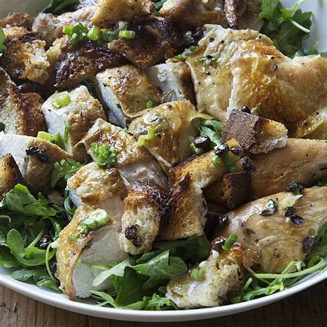 Barefoot Contessa | Roast Chicken with Bread & Arugula Salad | Recipes