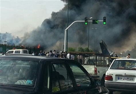 Iranian Plane Crashes in Capital Tehran - Society/Culture news - Tasnim News Agency