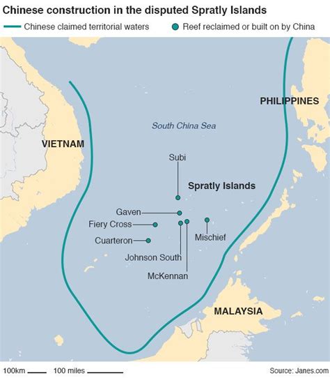 China says US warship's Spratly islands passage 'illegal' - BBC News