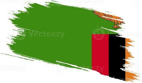 Zambia flag with grunge texture 12025280 PNG