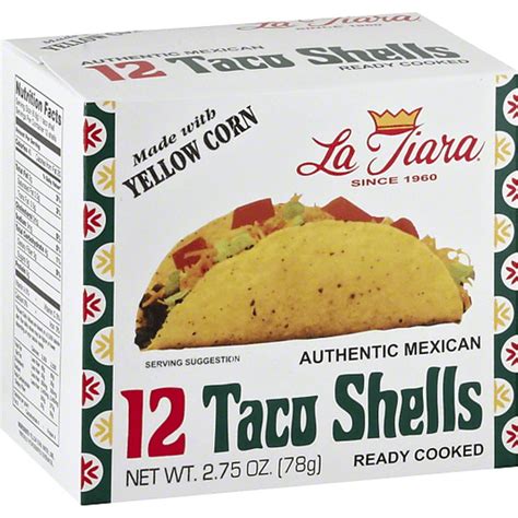 La Tiara Taco Shells, Yellow Corn | Taco & Dinner Kits | Riesbeck