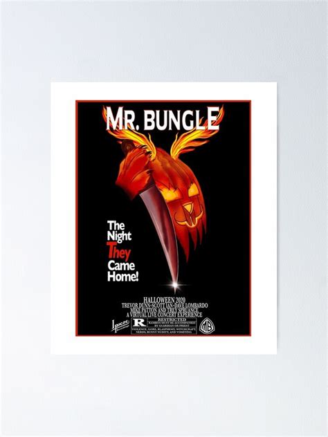 "MR BUNGLE - THE NIGHT THEY CAME HOME" Poster for Sale by harierobinso | Redbubble