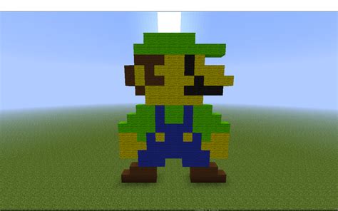 Pixel art Luigi | Dessin Facile, Modèle Difficile, Personnages, TV & BD