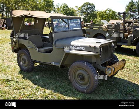 WWII era US Army Willys Jeep Stock Photo, Royalty Free Image: 31588890 ...