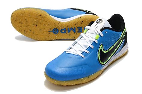 60% off Nike React Tiempo Legend 9 Pro Indoor - Photo Blue/Black/Lime Glow