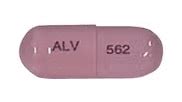 Pill Finder: ALV 562 Pink Capsule-shape - Medicine.com