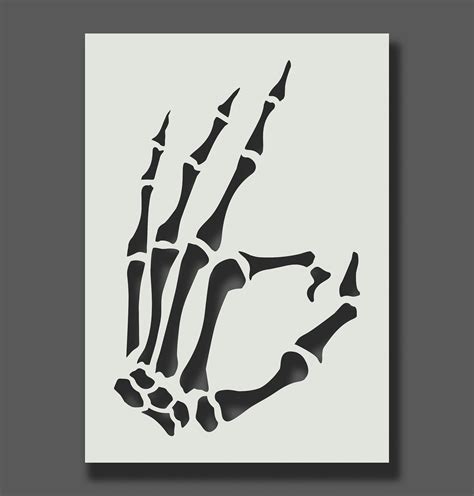 Skeleton Hands Stencils Reusable Stencils for Wall Art Home - Etsy