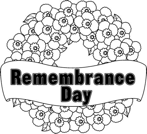 Memorial Day Clip Art Black And White