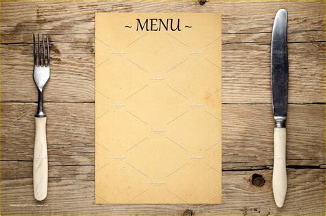 Blank Menu Template Free Of 8 Free Menu Templates for Word ...