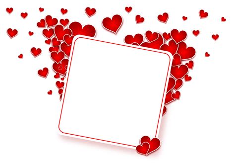 Download Love Heart Frame PNG Image for Free