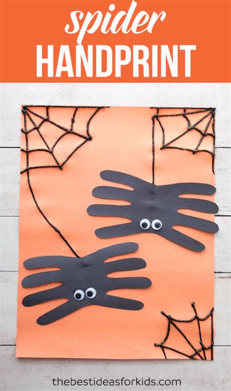 Spider Handprint Craft - The Best Ideas for Kids