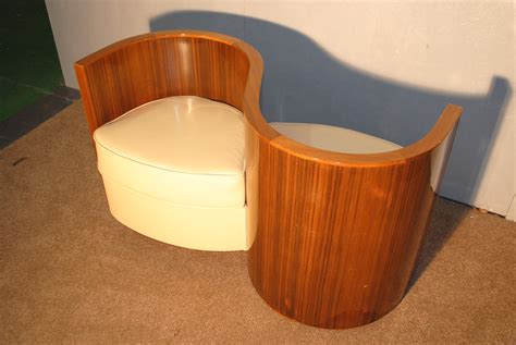 Original Art Deco Love Seat || Cloud 9, Art Deco Furniture Sales