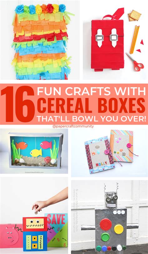 16 Creative Cereal Box Crafts For Kids That Will Bowl You Over - Paper Craft Community