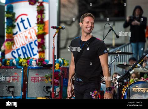 New York, NY, USA. 14th Mar, 2016. Chris Martin on stage for NBC Today ...