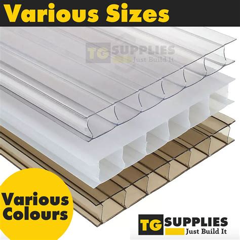 High Impact 10mm Polycarbonate Roofing Sheets Polycarbonate Panel UV Protected | eBay