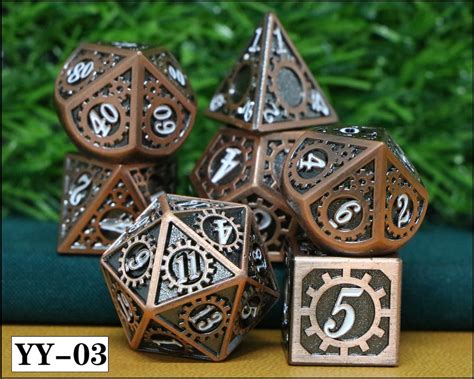 Metal Dnd Dice Dnd Dice D&D Dice Dungeons And Dragons | Etsy